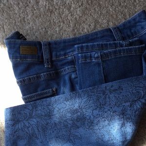 Miss Poured In Blue Jeans with Design Size 6
